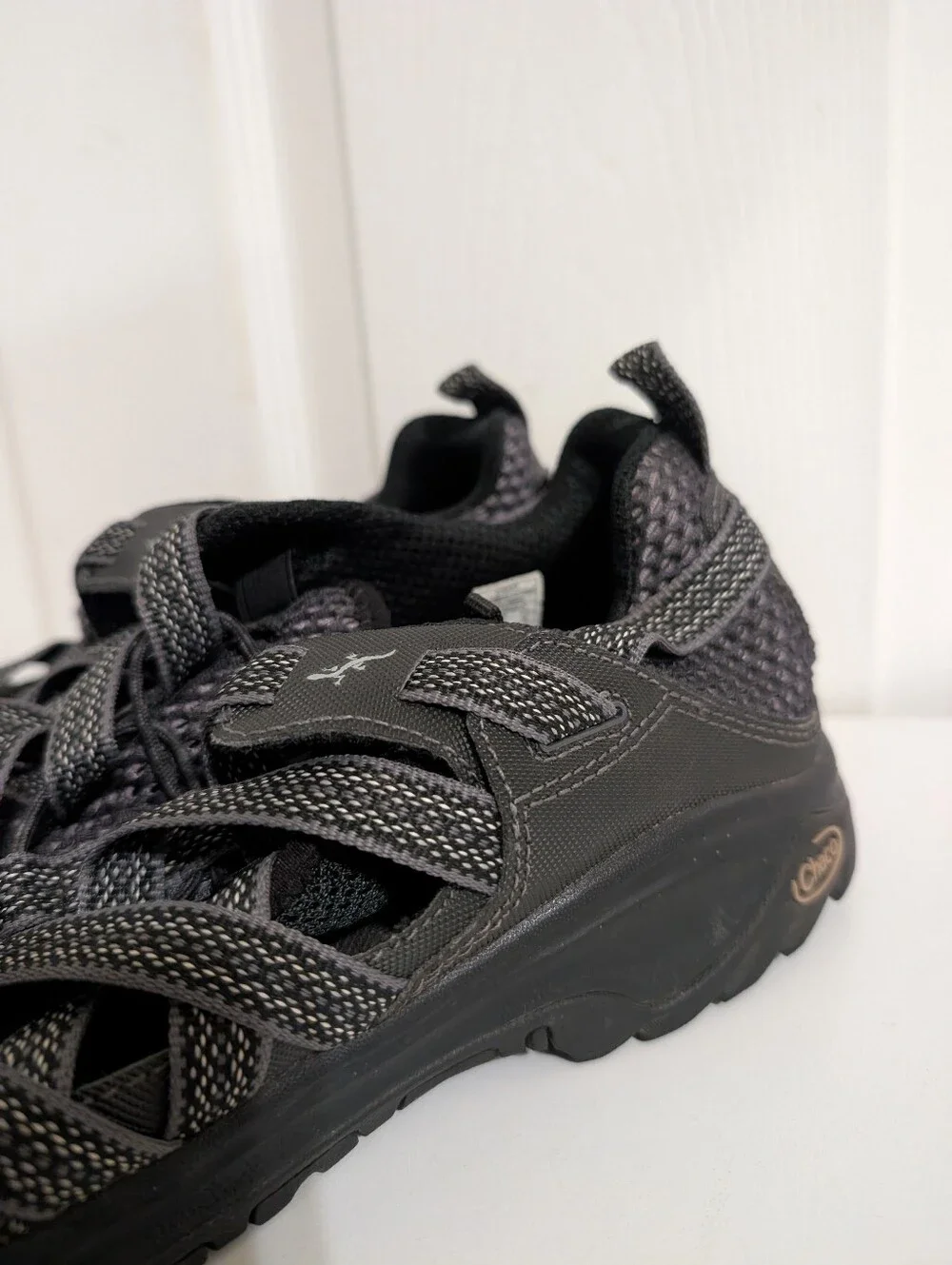 Chacos Mens Shoes Outcross Evo Shoes Gray Black Water Trail Hiking Size 12